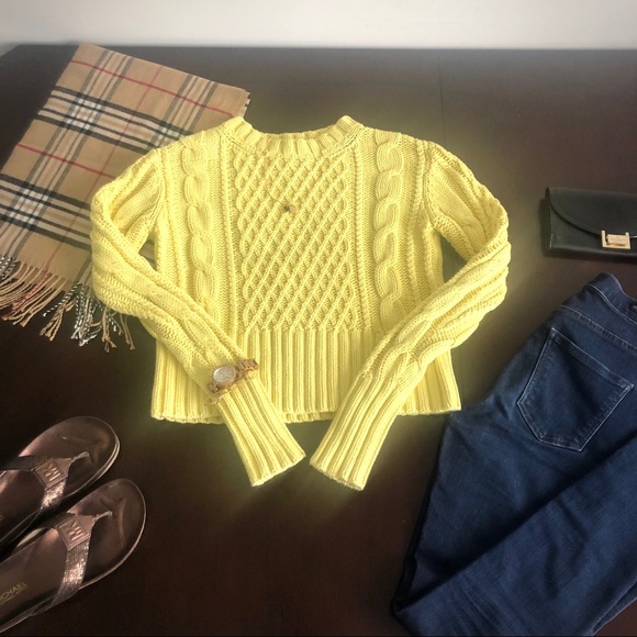 Acne Studios Sweaters - Acne studio knit yellow sweater